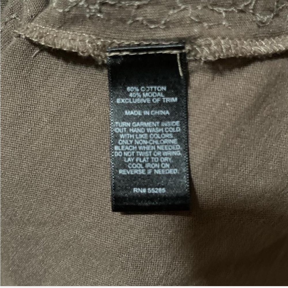 Express - Brown and White y2k Sequin Lace Tank Top - Picture 5 of 5